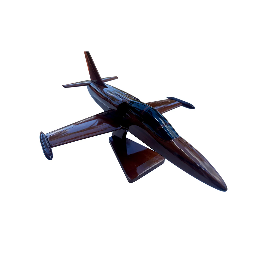 L39 Albatros Mahogany Wood Desktop Airplane Model