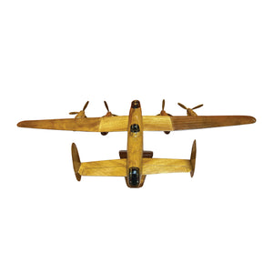 Lancaster  Mahogany Wood Desktop Airplanes Model