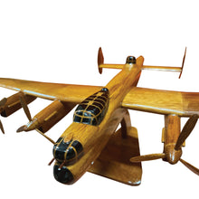 Load image into Gallery viewer, Lancaster  Mahogany Wood Desktop Airplanes Model