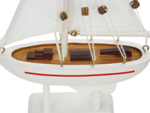 Load image into Gallery viewer, Wooden Intrepid Model Sailboat 9&quot;&quot;