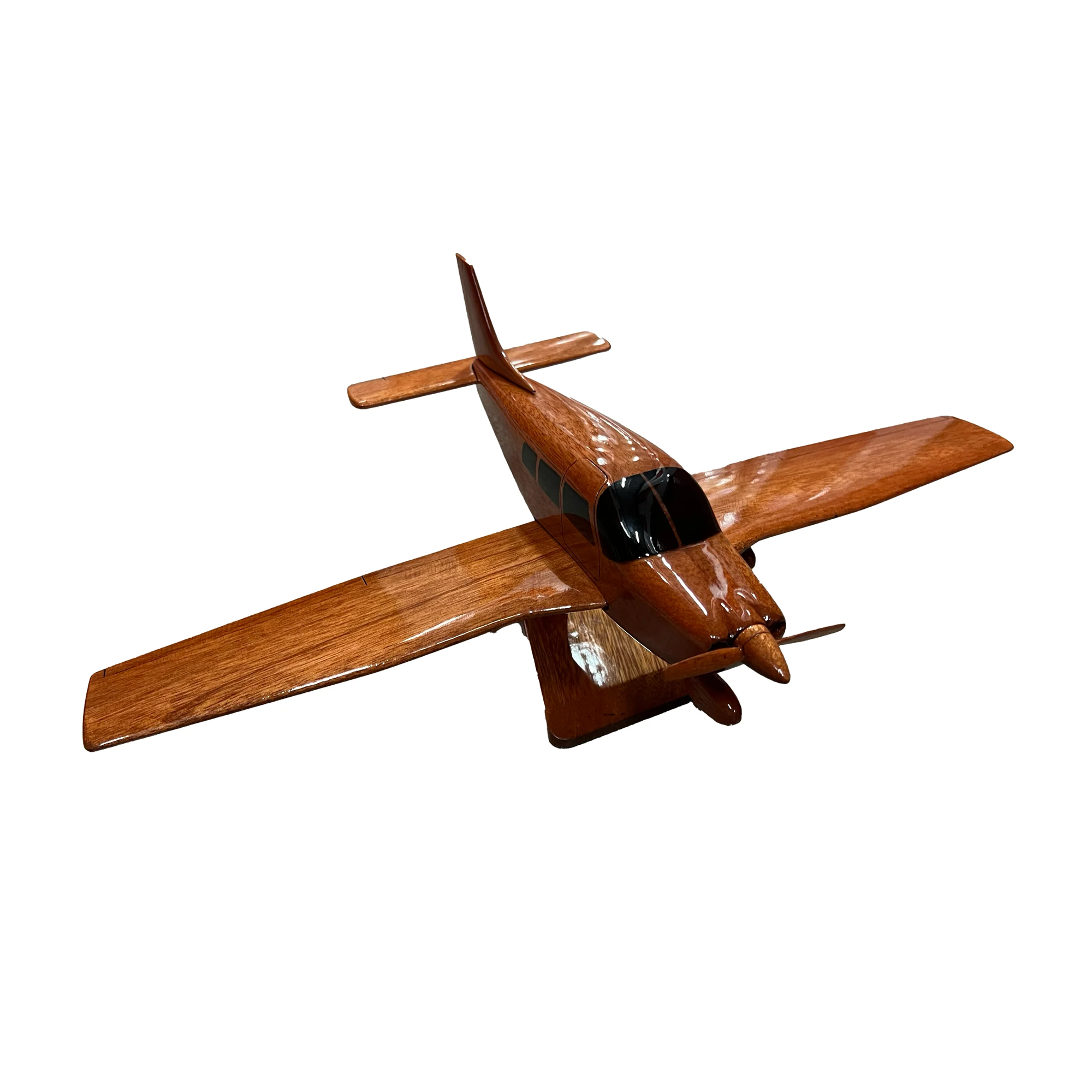Piper Archer Mahogany Wood Desktop Airplanes model