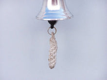 Load image into Gallery viewer, Chrome Hanging Anchor Bell 8&quot;