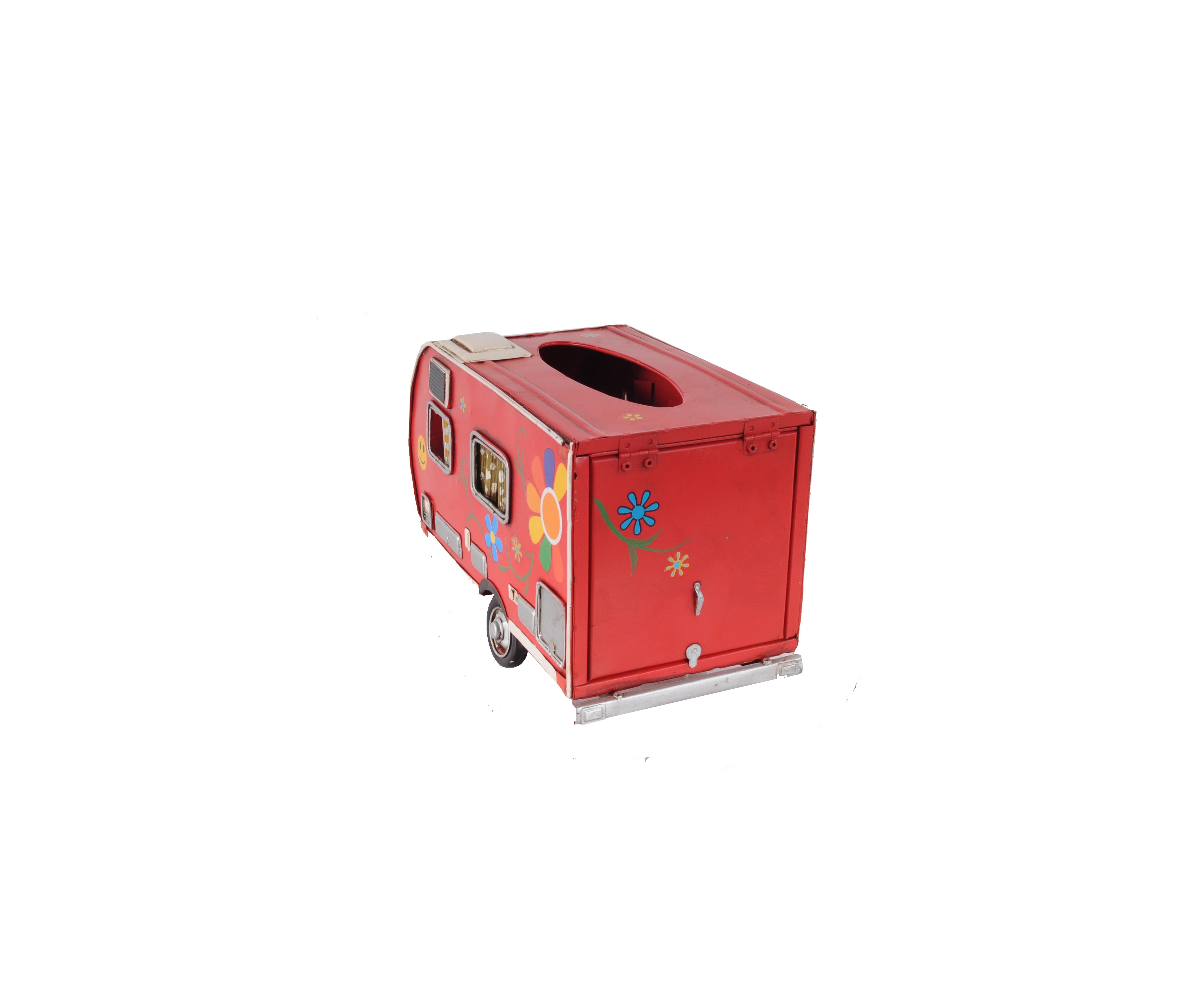 Red Trailer Tissue Holder