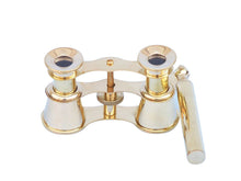 Load image into Gallery viewer, Scouts Solid Brass Binocular w/Handle 4&quot;