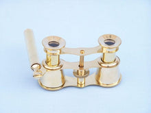 Load image into Gallery viewer, Scouts Solid Brass Binocular w/Handle 4&quot;