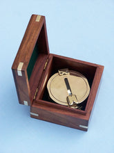 Load image into Gallery viewer, Solid Brass Clinometer Compass 4&quot;