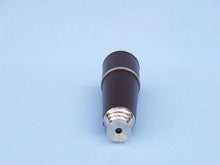 Load image into Gallery viewer, Deluxe Class Admiral&#39;s Brass - Leather Spyglass Telescope 27&quot; w/ Rosewood Box