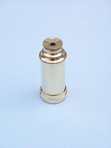 Deluxe Class Scout's Brass Spyglass Telescope 7" w/ Rosewood Box