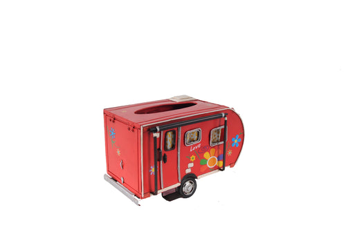 Red Trailer Tissue Holder
