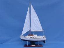 Load image into Gallery viewer, Wooden Catalina Yacht Model 24&#39;&#39;