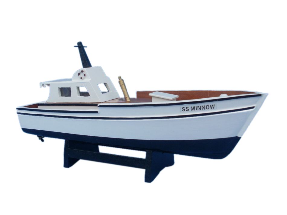 Wooden Gilligan's Island - Minnow Model Boat 14