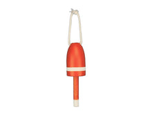 Load image into Gallery viewer, Wooden Orange Maine Lobster Trap Buoy 7&quot;&quot;