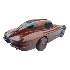 Corvette 1963 Stingray Mahogany Wood Cars & trucks Desktop Model