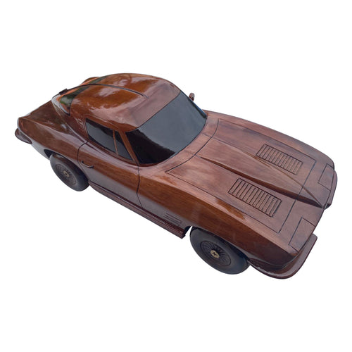 Corvette 1963 Stingray Mahogany Wood Cars & trucks Desktop Model