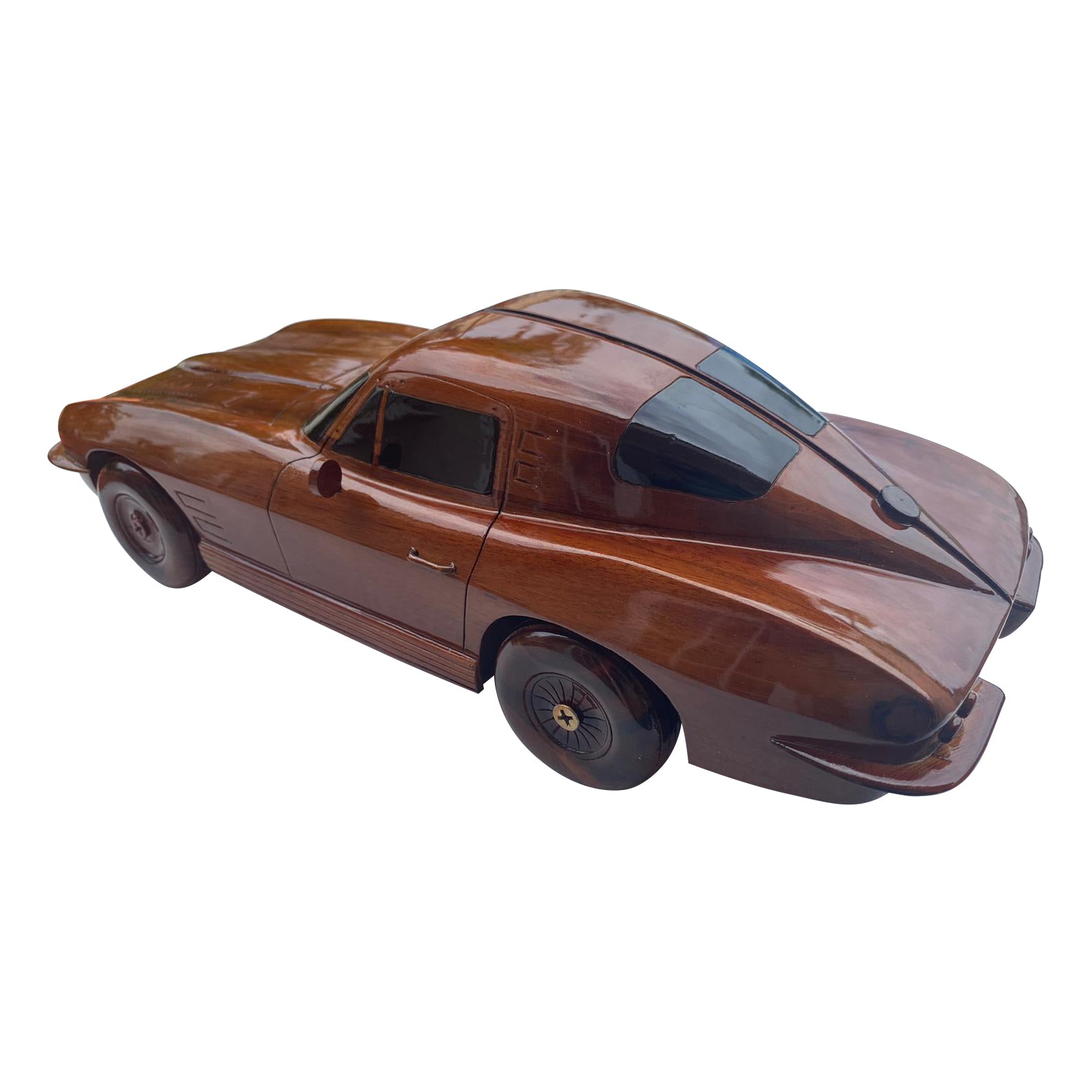 Corvette 1963 Stingray Mahogany Wood Cars & trucks Desktop Model