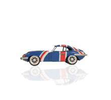 Load image into Gallery viewer, 1961 E Type Jaguar Model Car Metal Handmade