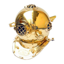 Load image into Gallery viewer, Pure Brass Single ring diving helmet  scuba nautical mark IV