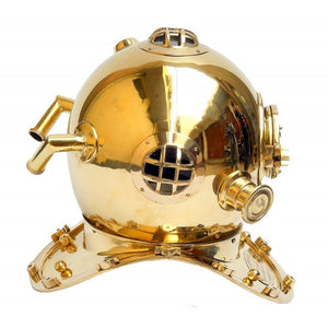 Pure Brass Single ring diving helmet  scuba nautical mark IV