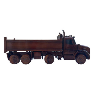 Dump Truck Mahogany Wood Desktop Cars & trucks Model