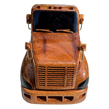 Load image into Gallery viewer, Tanker Truck Combo Mahogany Wood Desktop  Truck combos &amp; Trains Model