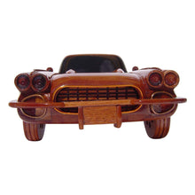 Load image into Gallery viewer, 1962 Corvette Mahogany Wood  Desktop Cars &amp; trucks Model