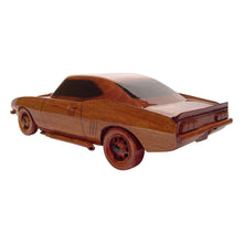 Load image into Gallery viewer, 1969 Camaro  Mahogany Wood Desktop Model