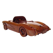 Load image into Gallery viewer, 1957 Corvette Convertible  Mahogany Wood Cars &amp; trucks Desktop Model