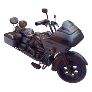 Harley Road Glide CVO Mahogany Wood Desktop Motorcycle Model