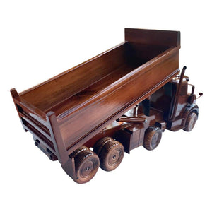 Dump Truck Mahogany Wood Desktop Cars & trucks Model