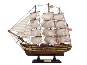 Wooden USS Constitution Tall Model Ship 15""