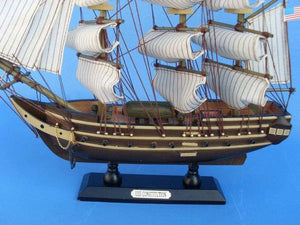Wooden USS Constitution Tall Model Ship 15""