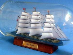HMS Victory Model Ship in a Glass Bottle 11