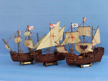 Load image into Gallery viewer, Wooden Santa Maria Limited Tall Model Ship 14&quot;