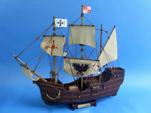 Load image into Gallery viewer, Wooden Santa Maria Limited Tall Model Ship 14&quot;