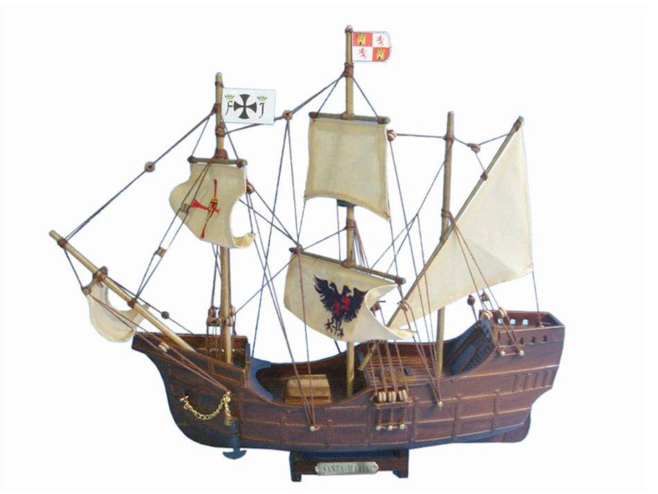 Wooden Santa Maria Limited Tall Model Ship 14