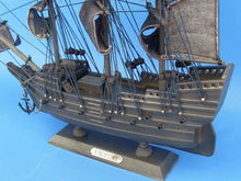 Load image into Gallery viewer, Wooden Flying Dutchman Model Pirate Ship 14&quot;