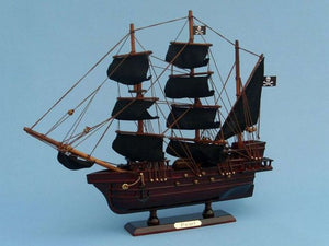 Wooden Edward England's Pearl Model Pirate Ship 14""