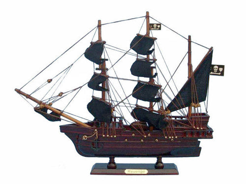 Wooden John Gow's Revenge Pirate Ship Model 14
