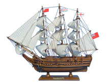 Load image into Gallery viewer, Wooden HMS Bounty Tall Model Ship 15&quot;