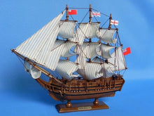 Load image into Gallery viewer, Wooden HMS Bounty Tall Model Ship 15&quot;