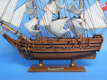 Load image into Gallery viewer, Wooden HMS Bounty Tall Model Ship 15&quot;