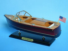 Load image into Gallery viewer, Wooden Chris Craft Triple Cockpit Model Speedboat 14&#39;&#39;