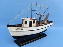 Load image into Gallery viewer, Wooden Forrest Gump - Jenny Model Shrimp Boat 16&quot;
