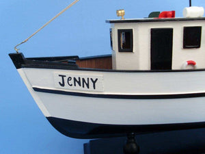 Wooden Forrest Gump - Jenny Model Shrimp Boat 16"