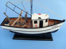 Load image into Gallery viewer, Wooden Forrest Gump - Jenny Model Shrimp Boat 16&quot;