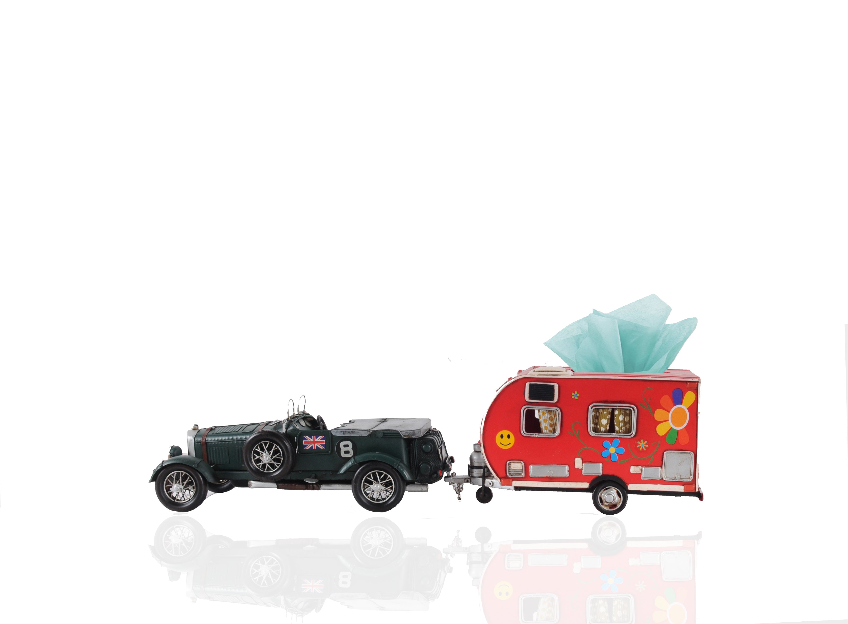 Red Trailer Tissue Holder