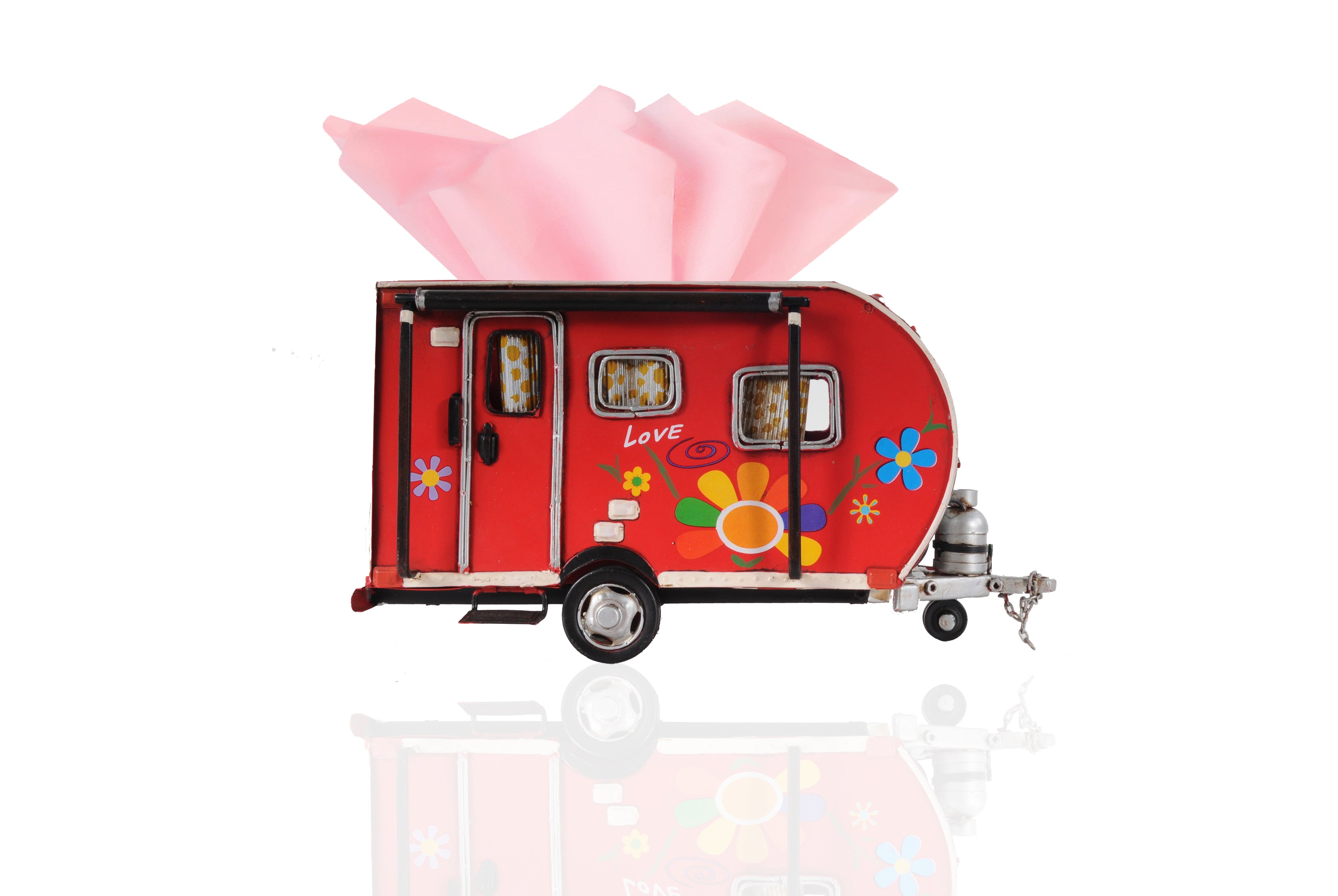 Red Trailer Tissue Holder