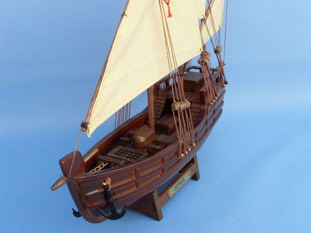 Wooden Nina Model Ship 12""
