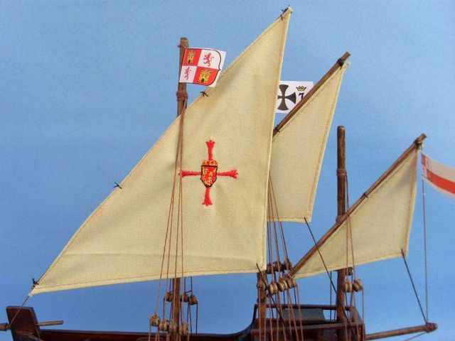 Wooden Nina Model Ship 12""