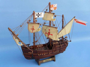 Wooden Pinta Model Ship 12"